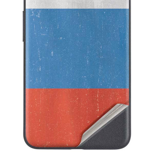 Russian Flag Distressed Google Pixel 5a Skin